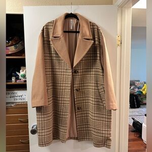 Mural Oversized Coat